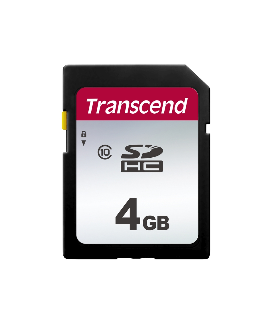 Transcend 4GB SDHC 300S (Class 10) paměťová karta