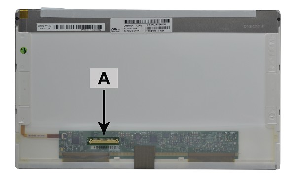 2-Power náhradní LCD panel pro notebook 10.1`` WSVGA 1024x600 LED lesklý  40pin