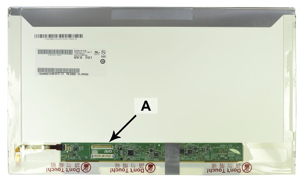 2-Power náhradní LCD panel pro notebook 15.6`` WXGA HD 1366x768 LED lesklý 40pin