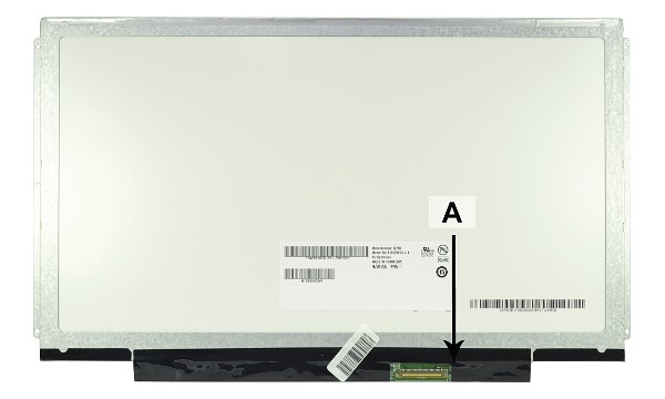 2-Power náhradní LCD panel pro notebook 13.3 HD 1366x768 LED matný