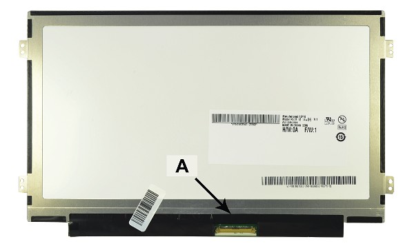 2-Power náhradní LCD panel pro notebook 10.1`` WSVGA 1024x600 LED lesklý 40pin