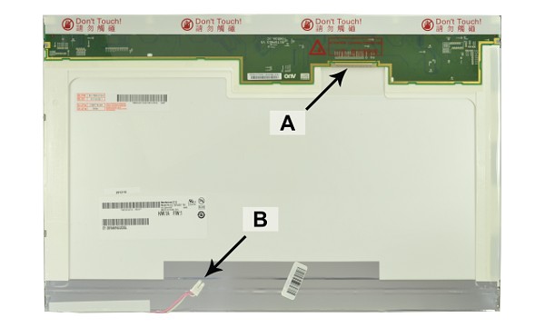 2-Power náhradní LCD panel pro notebook 17.1 WXGA+ 1440x900 CCFL1 lesklý 30pin