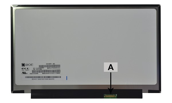 2-Power náhradní LCD panel pro notebook 12.5 1366x768 WXGA HD LED matný 30pin