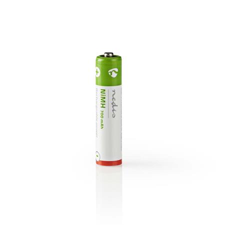 Nedis BANM7HR034B - Dobíjecí Ni-MH Baterie AAA | 1.2 V | 700 mAh | 4 kusy | Blis