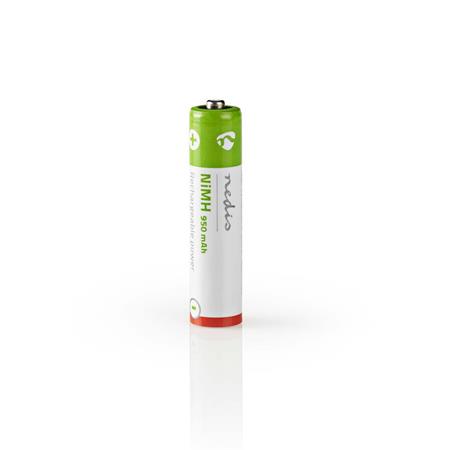 Nedis BANM9HR034B - Dobíjecí Ni-MH Baterie AAA | 1.2 V | 950 mAh | 4 kusy | Blis