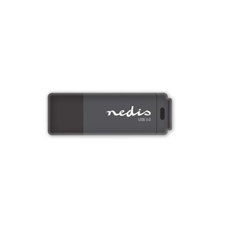 Nedis FDRIU332BK - Flash disk USB 3.0 | 32 GB | Čtení 80 MB/s / zápis 9 MB/s | Č