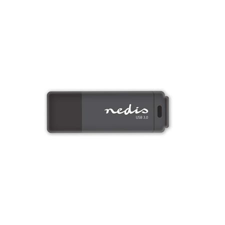Nedis FDRIU364BK - Flash disk USB 3.0 | 64 GB | Čtení 80 MB/s / zápis 10 MB/s |