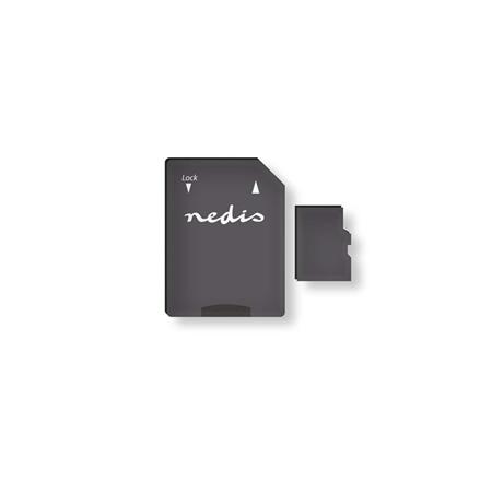 Nedis MMSD64100BK - Paměťová karta | microSDHC | 64 GB | Zápis až 90 Mb/s | Tříd