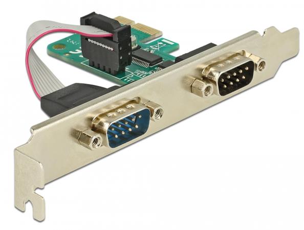 Delock PCI Express Card > 2 x Seriový RS-232