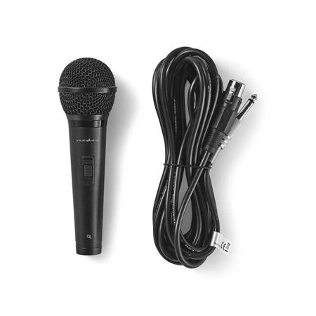 Nedis MPWD25BK - Kabelový Mikrofon | Citlivost: -72 dB +/- 3 dB | 85 Hz – 11 kHz
