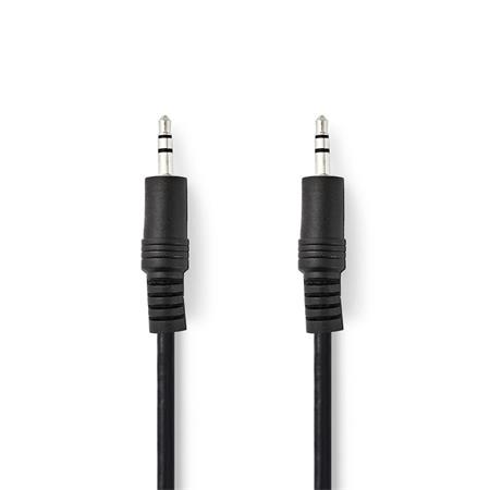 Nedis CAGB22000BK50 - Stereofonní Audio Kabel | 3,5mm Zástrčka - 3,5mm Zástrčka