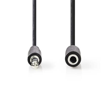 Nedis CAGB22050BK10 - Stereofonní Audio Kabel | 3,5mm Zástrčka - 3,5mm Zásuvka |