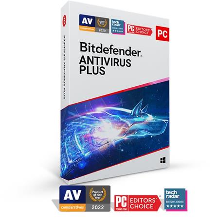 Bitdefender Antivirus Plus 5 zařízení na 1 rok