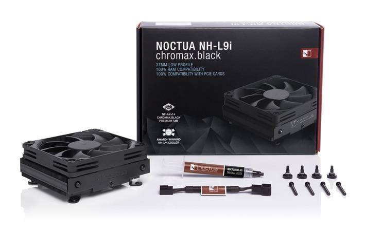 Noctua NH-L9i chromax.black, Intel LGA1150, LGA1151, LGA1155, LGA1156, AMD AM4 w