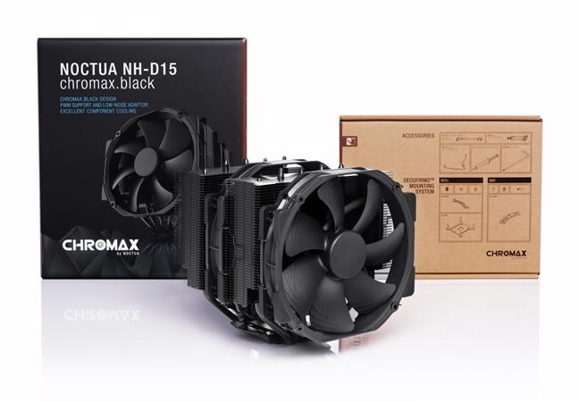 Noctua NH-D15 chromax.black, LGA2066, LGA2011-0 & LGA2011-3 (Square ILM), LGA115