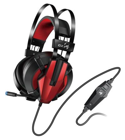 GENIUS GX GAMING HS-G710V Headset, herní, drátový, náhlavní, 7.1 virtuální zvuk,