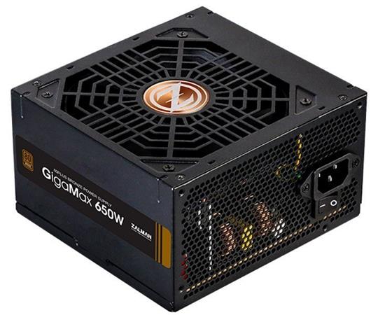 Zalman zdroj GigaMax ZM650-GVII, ATX, 650W, aktivní PFC, 120mm ventilátor, 80PLU