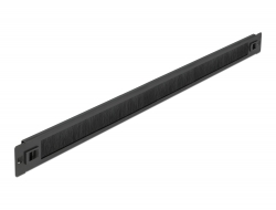 Delock Kartácový proužek délky 19" (48,26 cm) pro správu kabelu, beznástrojový,