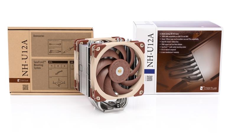 Noctua NH-U12A, Intel LGA2066/LGA2011-0/2011-3/LGA1150/LGA1151/LGA1155/LGA1156 &