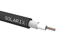 Solarix Univerzální kabel CLT Solarix 08vl 50/125 LSOH Eca OM2 černý SXKO-CLT-8-