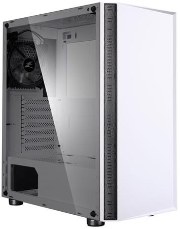 Zalman case miditower R2 white, bez zdroje, ATX, 1x 120mm RGB ventilátor, 1x USB