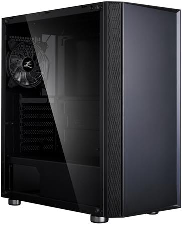 Zalman case miditower R2 black, bez zdroje, ATX, 1x 120mm RGB ventilátor, 1x USB
