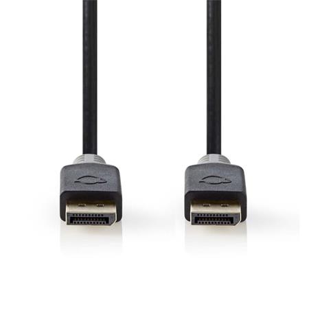 Nedis CCBW37000AT20 - Kabel DisplayPort 1.2 | Zástrčka - Zástrčka | 2 m | Antrac