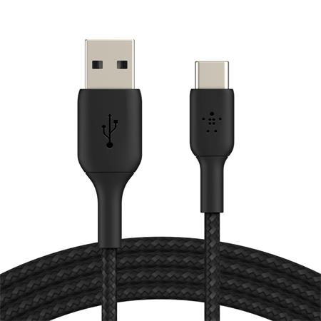 Belkin USB-C kabel, 3m, černý - odolný