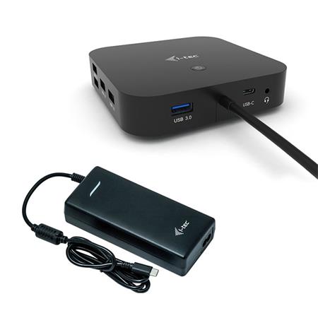 i-tec USB-C Dual Display Docking Station with Power Delivery 100 W + i-tec Unive