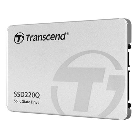 TRANSCEND SSD220Q 500GB SSD disk 2.5`` SATA III 6Gb/s, QLC, Aluminium casing, 55