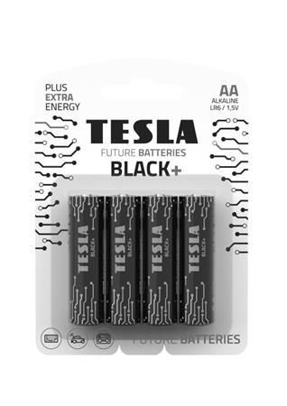 Tesla AA BLACK+ alkalická, 4 ks