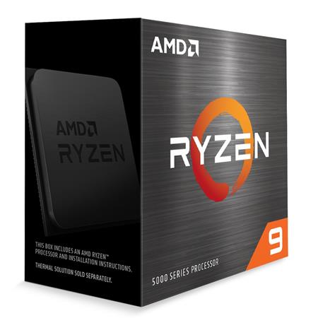 AMD cpu Ryzen 9 5900X AM4 Box (12core, 24x vlákno, 3.7GHz / 4.8GHz, 64MB cache,