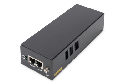 DIGITUS Injektor Gigabit Ethernet PoE ++, napájecí piny 802.3bt: 4/5 (+), 7/8 (-