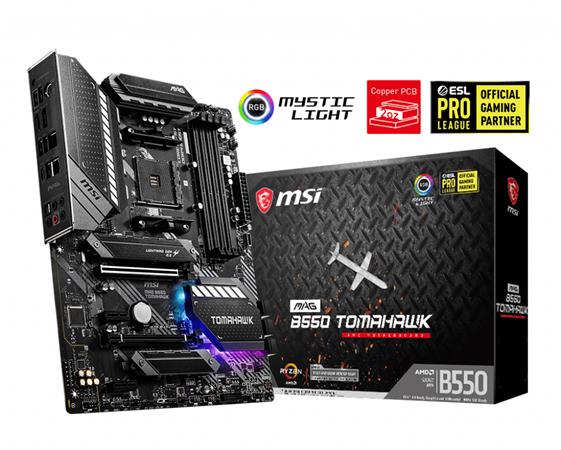 MSI MAG B550 TOMAHAWK, AM4, AMD B550, 4x DDR4, ATX