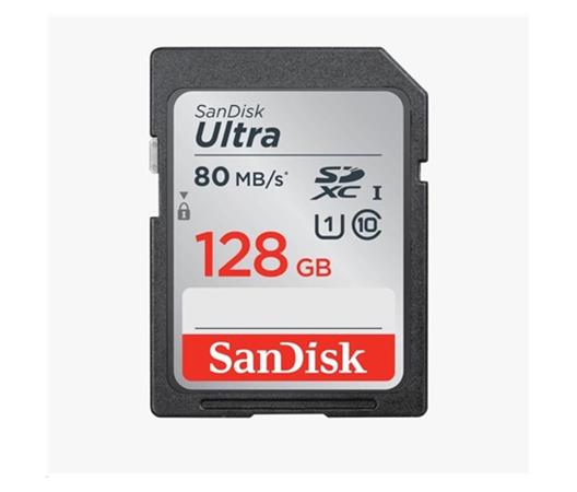 SanDisk SDXC karta 128GB Ultra (100MB/s Class 10 UHS-I)