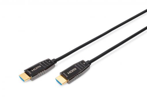 Digitus HDMI 2.1 AOC hybridní optický kabel, Type A M/M, 15m, UHD 8K@60Hz, CE, g