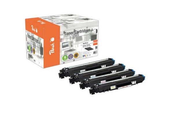 PEACH kompatibilní cartridge Brother DCPL-3500 TN-243 CombiPack, 4x1000str