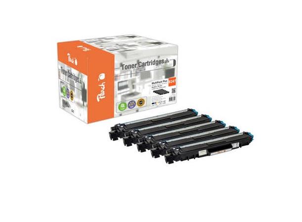 PEACH kompatibilní cartridge Brother DCPL-3500 TN-247, CombiPack Plus, 2xbk, m,