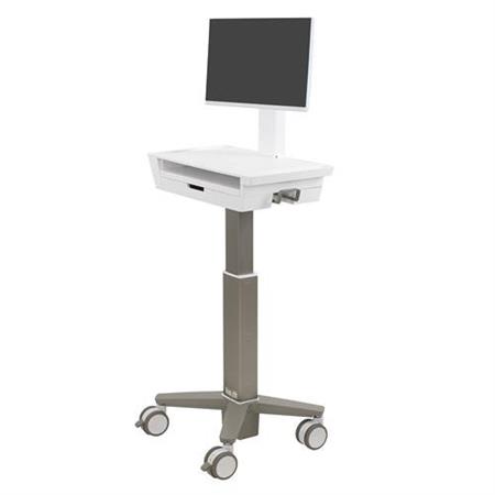 ERGOTRON CareFit™ Slim 2.0 LCD Cart, 1 Drawer (1x1)Light-Duty Medical Cart, lehk