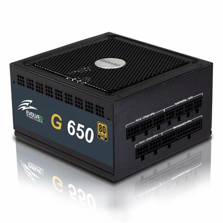 EVOLVEO G650 zdroj 650W, eff 90%, 80+ GOLD, aPFC, modulární, retail