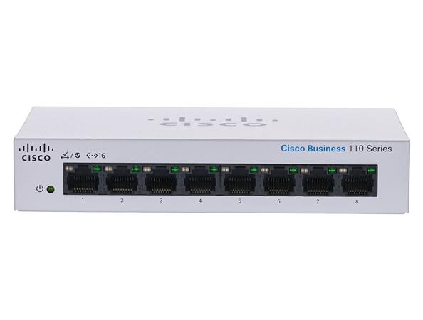 CBS110 Unmanaged 8-port GE, Desktop, Ext PS