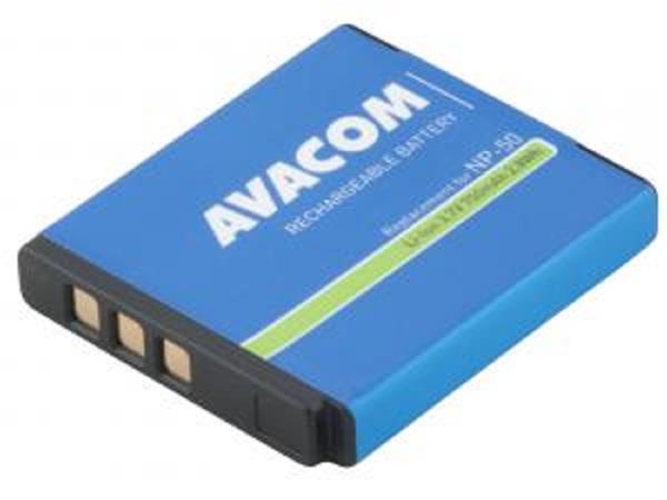 Náhradní baterie AVACOM Fujifilm NP-50 Li-Ion 3.7V 750mAh 2.8Wh