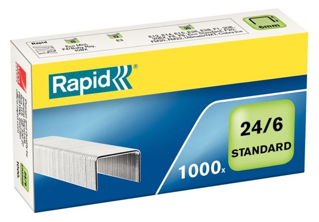 NOBO Drátky Rapid Standard 24/6, 1000 ks