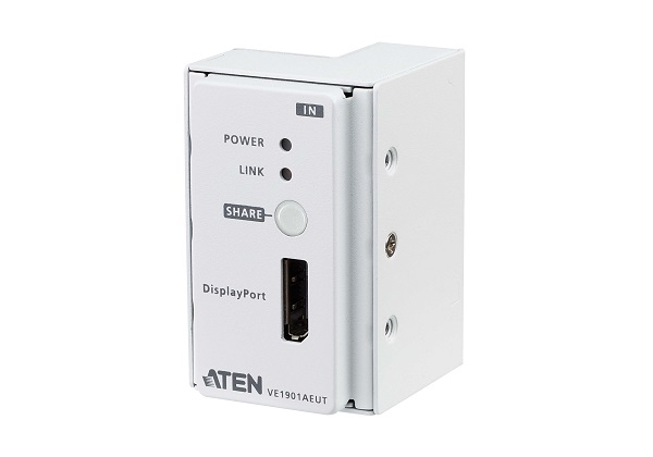 ATEN Vysílač VE1901AEUT-AT-G DisplayPort HDBaseT-Lite s EU Wall Plate / PoH