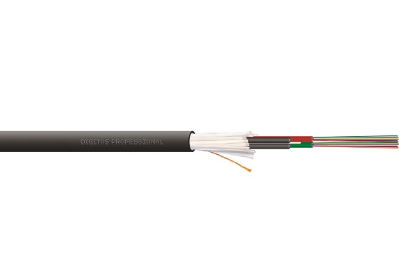 DIGITUS instalační kabel vnitřní/venkovní A/I-DQ (ZN) BH 50/125µ OM4, 24 vláken,