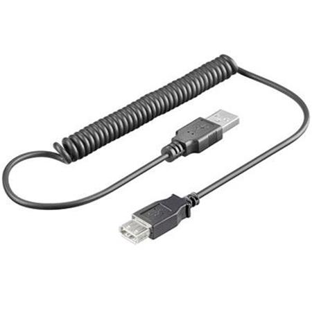 PremiumCord USB 2.0 kabel prodlužovací kroucený, A-A, 50cm až 150cm