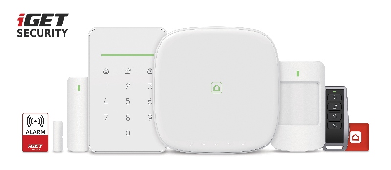 iGET SECURITY M5-4G Premium - Inteligentní bezdrátový 4G LTE/WiFi/Ethernet/GSM z