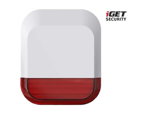 iGET SECURITY EP11 - Bezdrátová venkovní siréna pro alarm iGET SECURITY M5, dosa