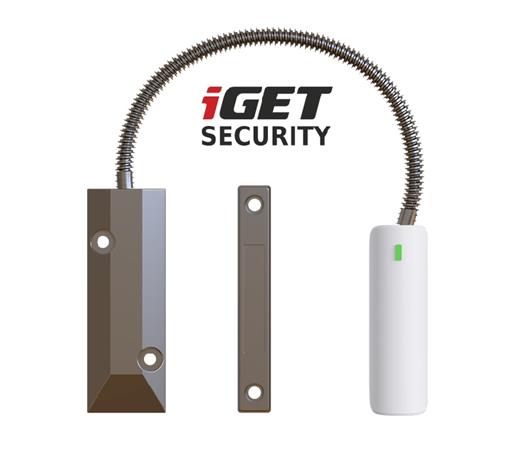 iGET SECURITY EP21 - Bezdrátový magnetický senzor pro železné dveře/okna/vrata p
