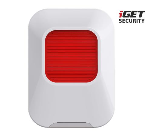 iGET SECURITY EP24 - Bezdrátová vnitřní siréna pro alarm iGET SECURITY M5,  dosa